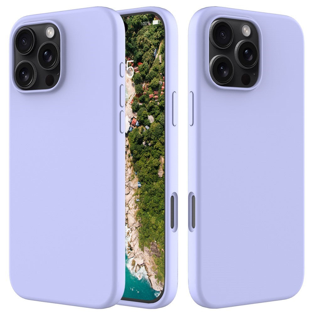 EIDERWOOD iPhone 16 Pro Max Lined Silicone Case - Lavender