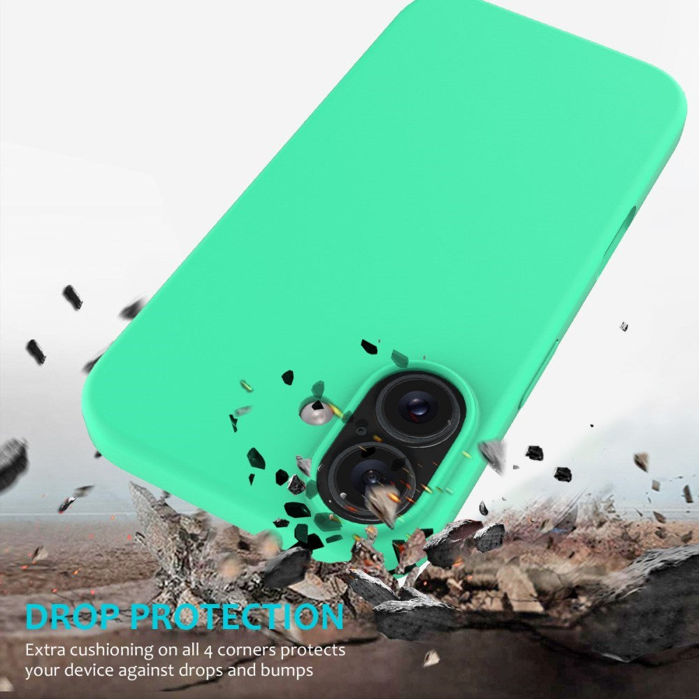 EIDERWOOD iPhone 16 Plus Lined Silicone Case - Neon Green