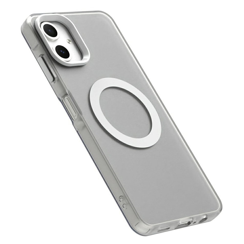 EIDERWOOD Samsung Galaxy A06 Hybrid Plastic Case - MagSafe Compatible - Transparent / White