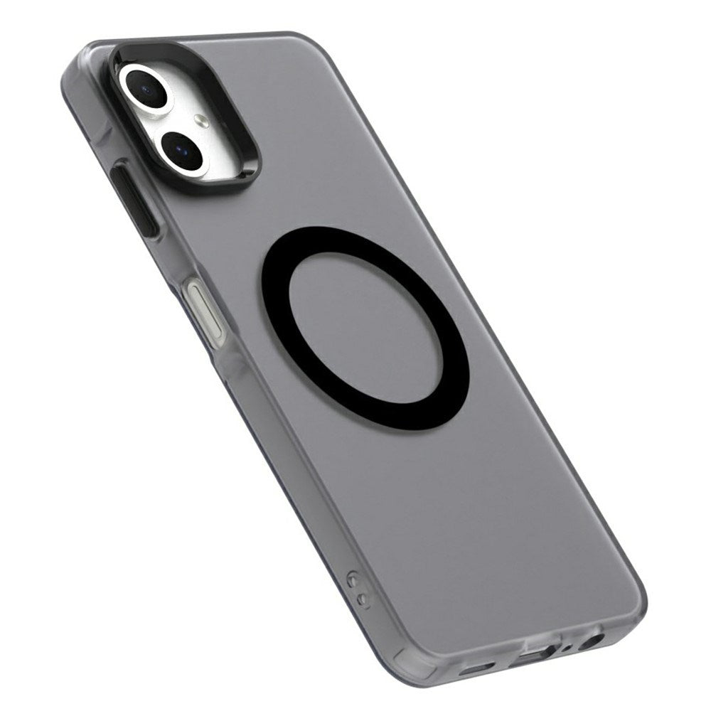 EIDERWOOD Samsung Galaxy A06 Hybrid Plastic Case - MagSafe Compatible - Transparent / Black