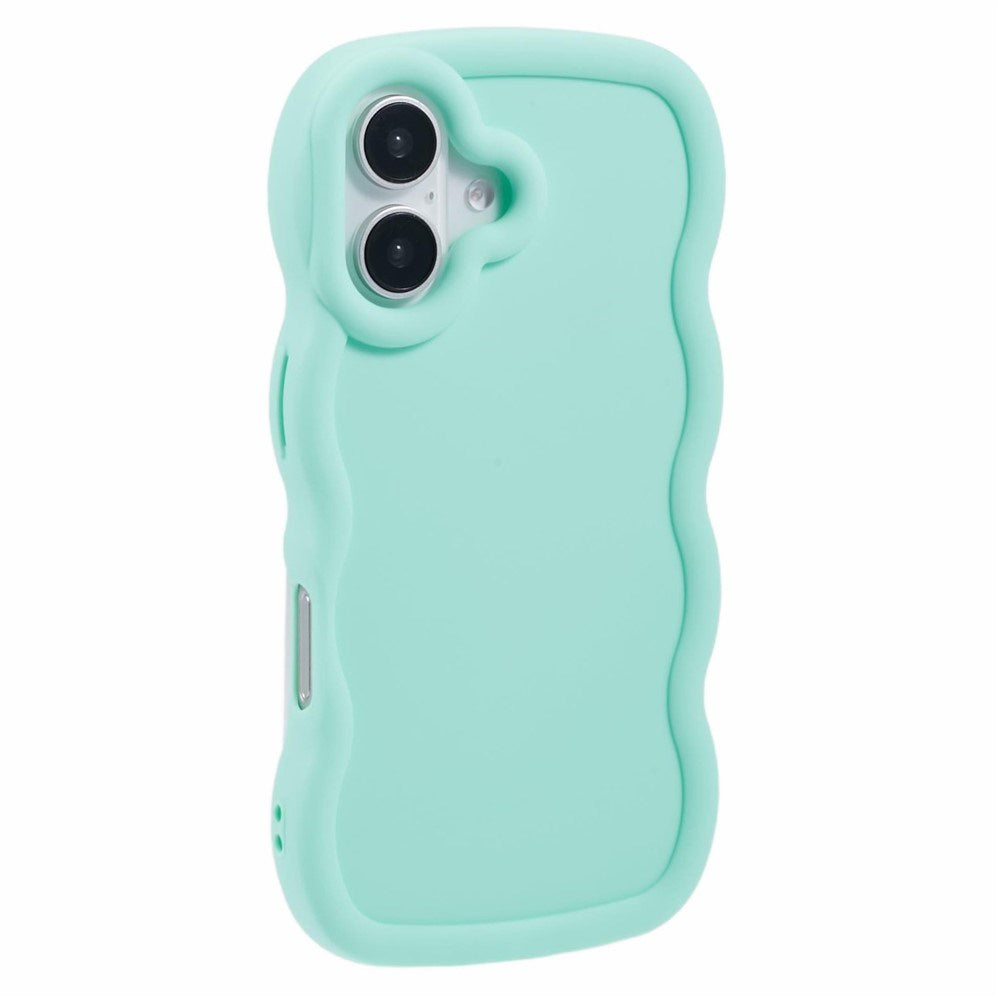 iPhone 16 Plus EIDERWOOD Flexible Plastic Wavy Case - Blue