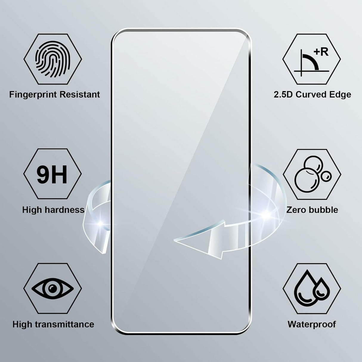 Motorola Moto G35 5G - Protection Set with Soft Plastic Case and 2.5D Screen Protector