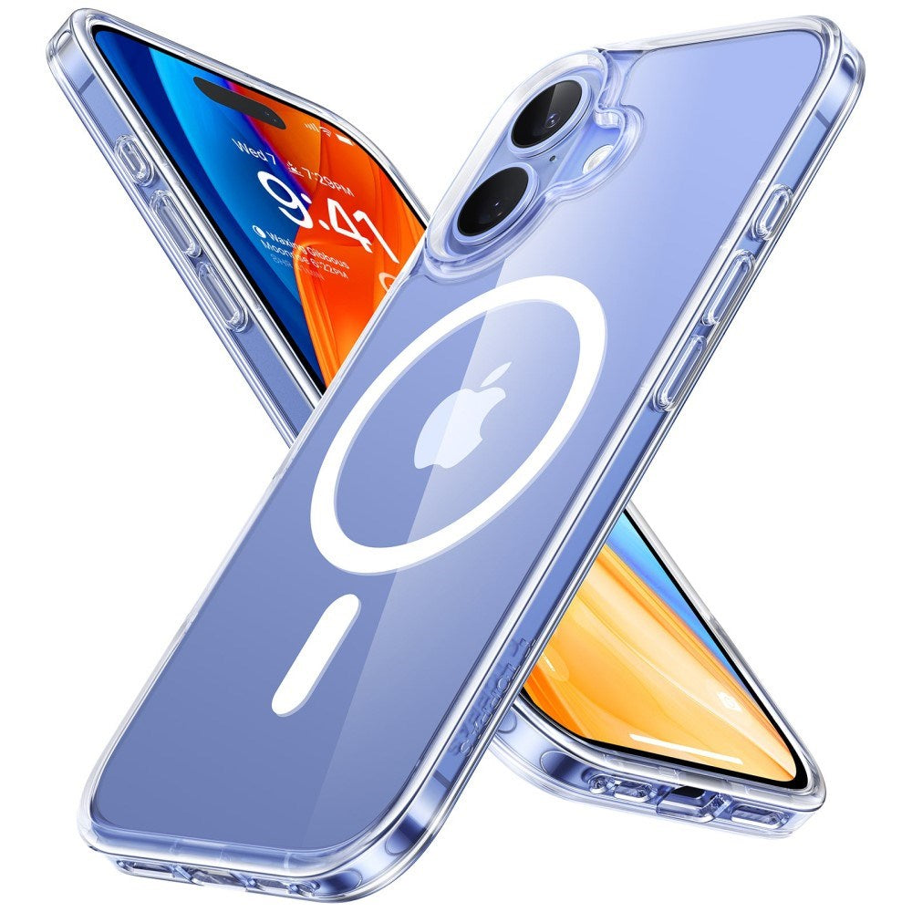 TORRAS iPhone 16 Flexible Plastic Case - MagSafe Compatible - Transparent