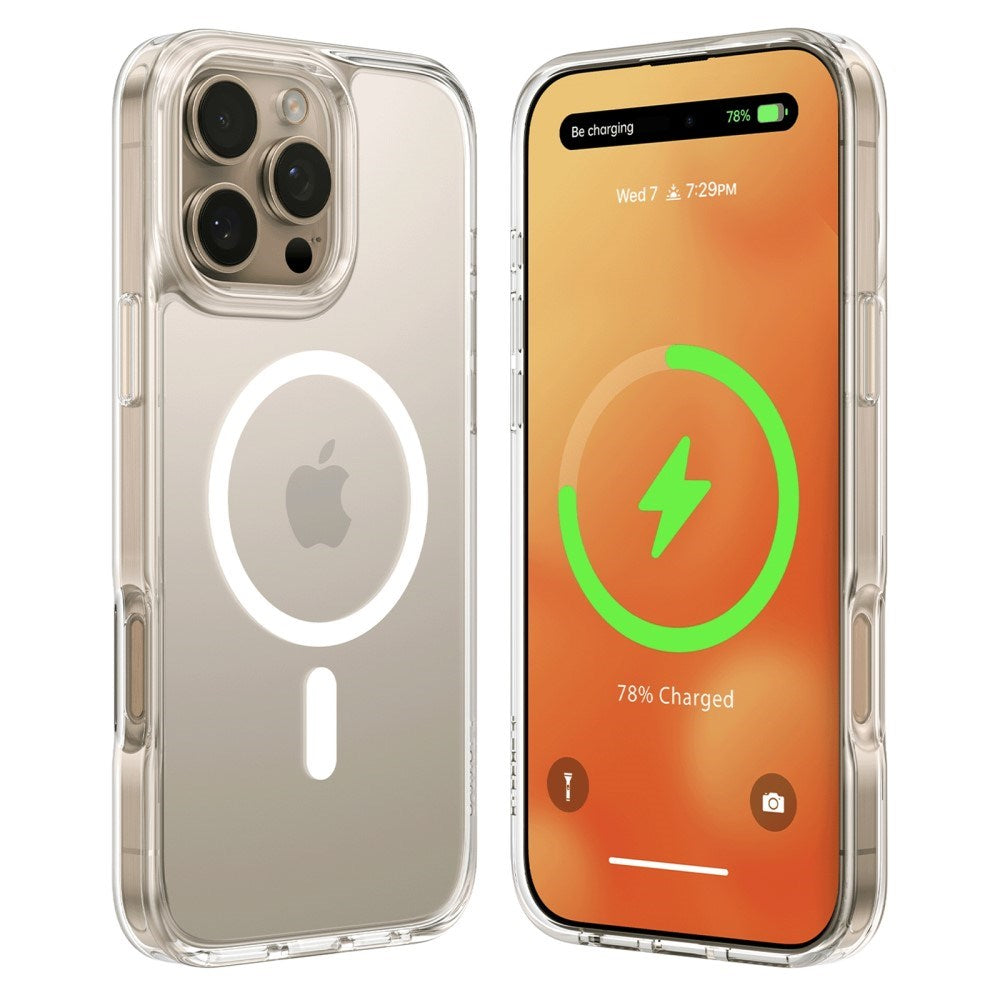 TORRAS iPhone 16 Pro Flexible Plastic Case - MagSafe Compatible - Transparent