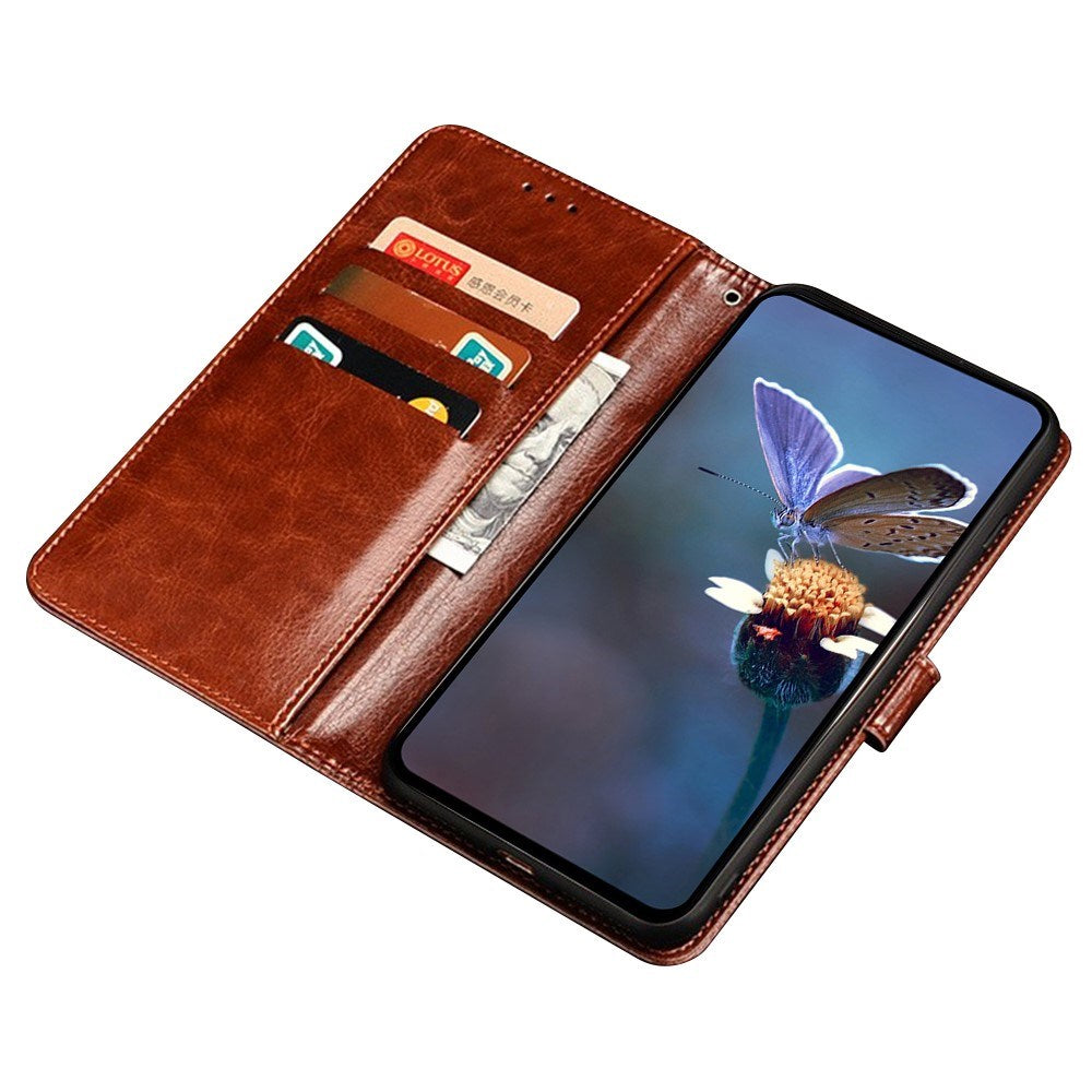 EIDERWOOD iPhone 16 Pro Max Faux Leather Flip Case with Wallet & Stand Function - White