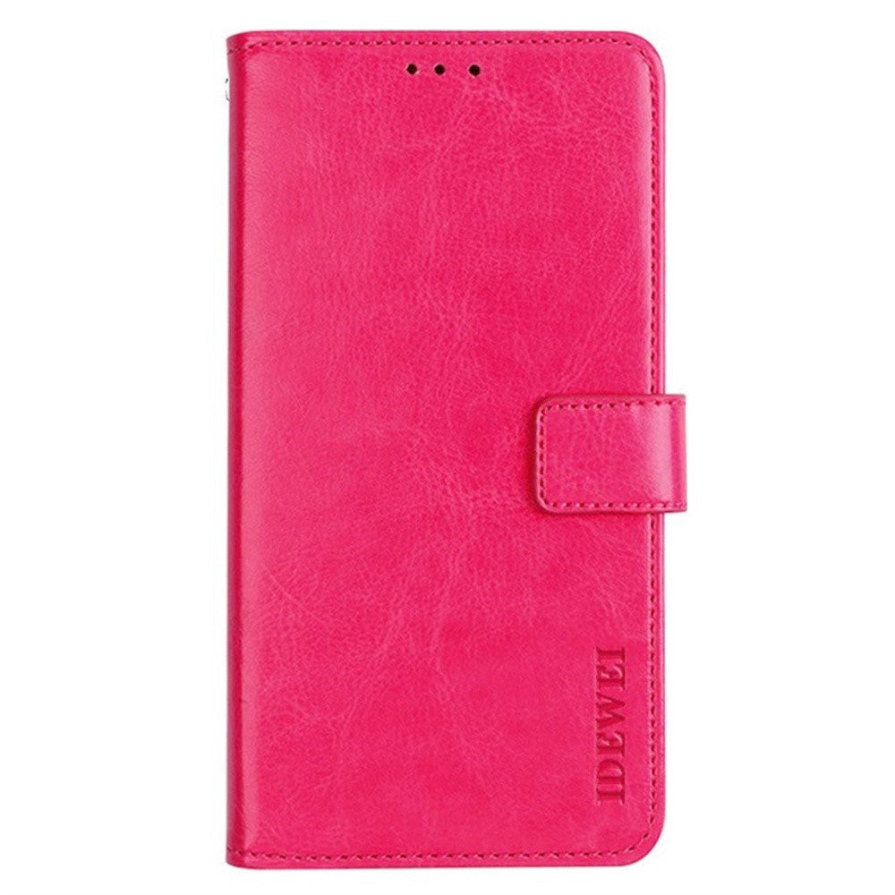 EIDERWOOD iPhone 16 Pro Faux Leather Flip Case with Wallet & Stand Function - Pink