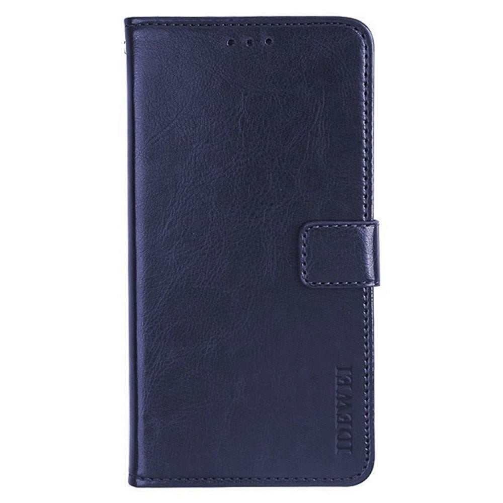 EIDERWOOD iPhone 16 Plus Faux Leather Flip Case with Wallet & Stand Function - Blue
