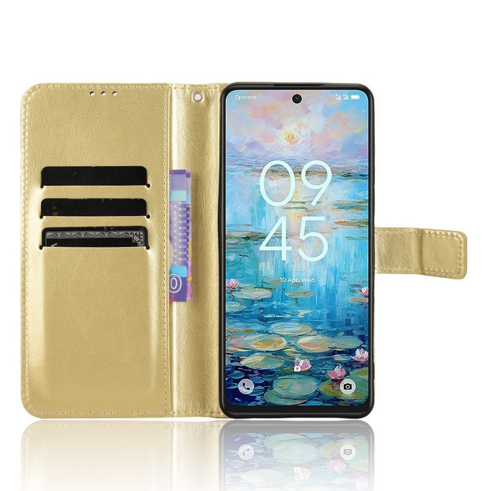 EIDERWOOD TCL 50 Pro Nxtpaper (5G) Leather Flip Case with Stand & Wallet - Gold
