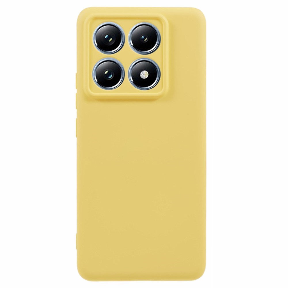 EIDERWOOD Xiaomi 14T Pro Lined Flexible Plastic Case - Yellow