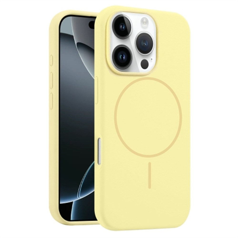EIDERWOOD iPhone 16 Pro Silicone Case - MagSafe Compatible - Yellow