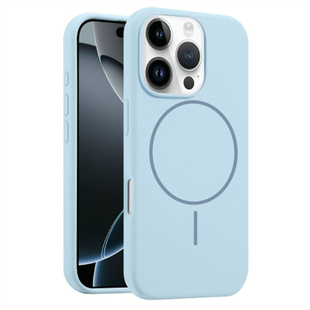 EIDERWOOD iPhone 16 Pro Max Silicone Case - MagSafe Compatible - Light Blue