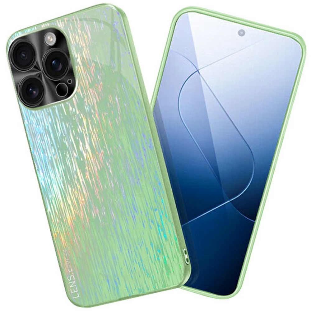 EIDERWOOD iPhone 16 Pro Max Reflective Hard Plastic Case - Green