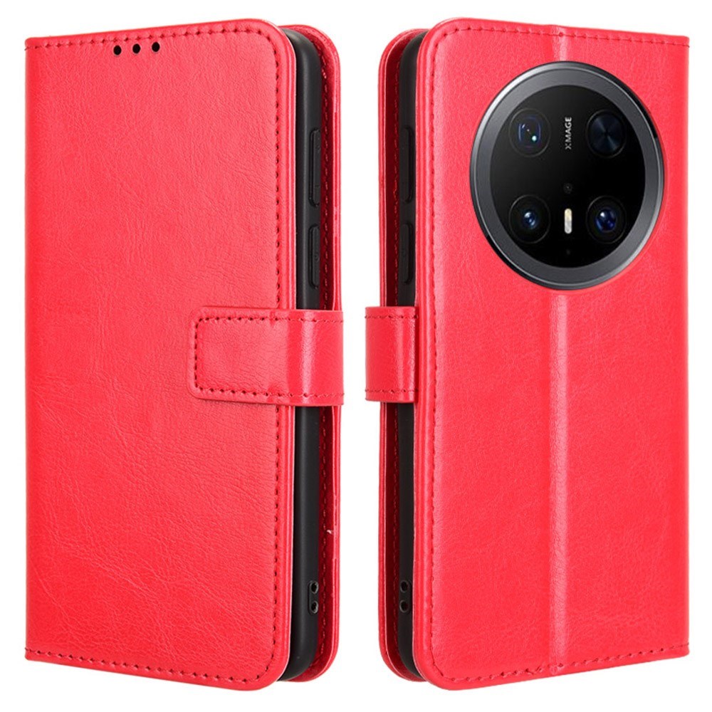 EIDERWOOD Huawei Mate 70 Pro+ / 70 Pro Faux Leather Flip Case with Strap - Red