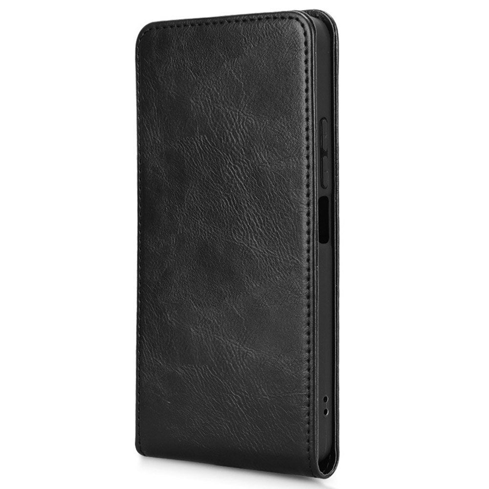 EIDERWOOD Xiaomi Redmi 14C Vertical Flip Case with Card Holder - Black