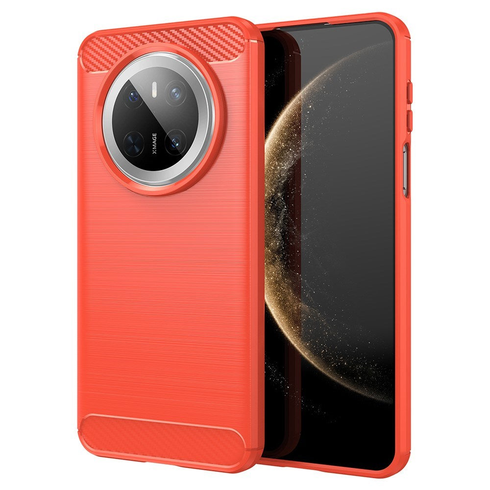 EIDERWOOD Huawei Mate 70 Brushed Carbon Case - Red