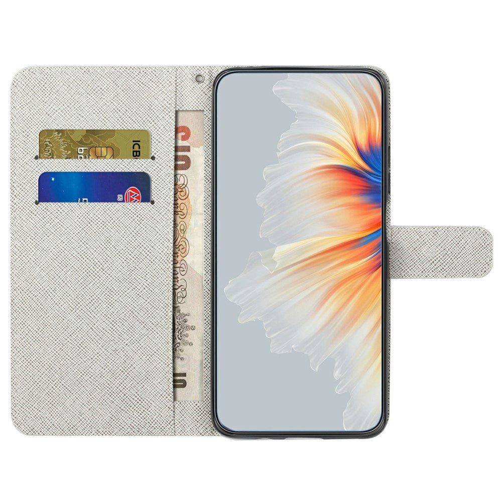 EIDERWOOD Motorola Moto G15 / G15 Power Faux Leather Flip Case with Design - Flower / Butterfly