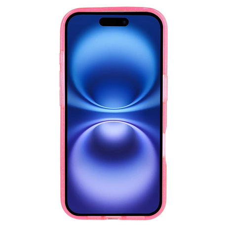 EIDERWOOD iPhone 16 Plus Plastic Glitter Case - MagSafe Compatible - Pink