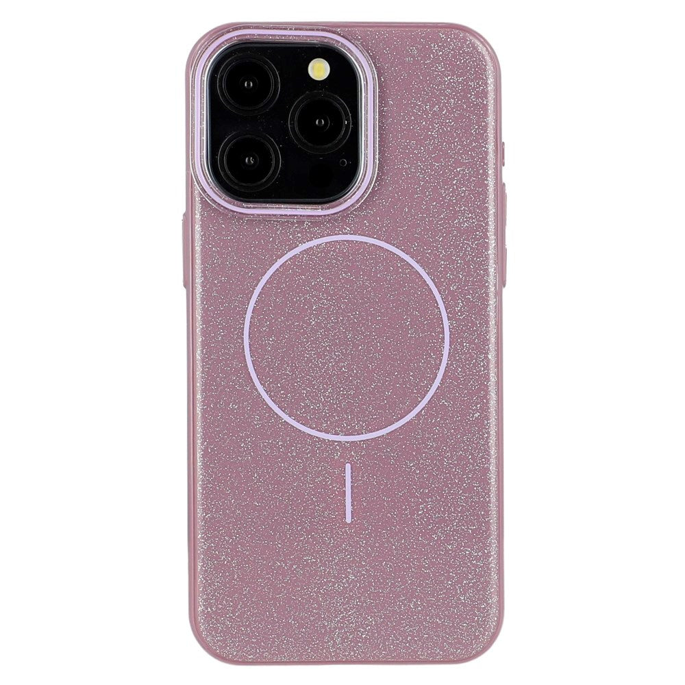 EIDERWOOD iPhone 15 Pro Plastic Glitter Case - MagSafe Compatible - Purple