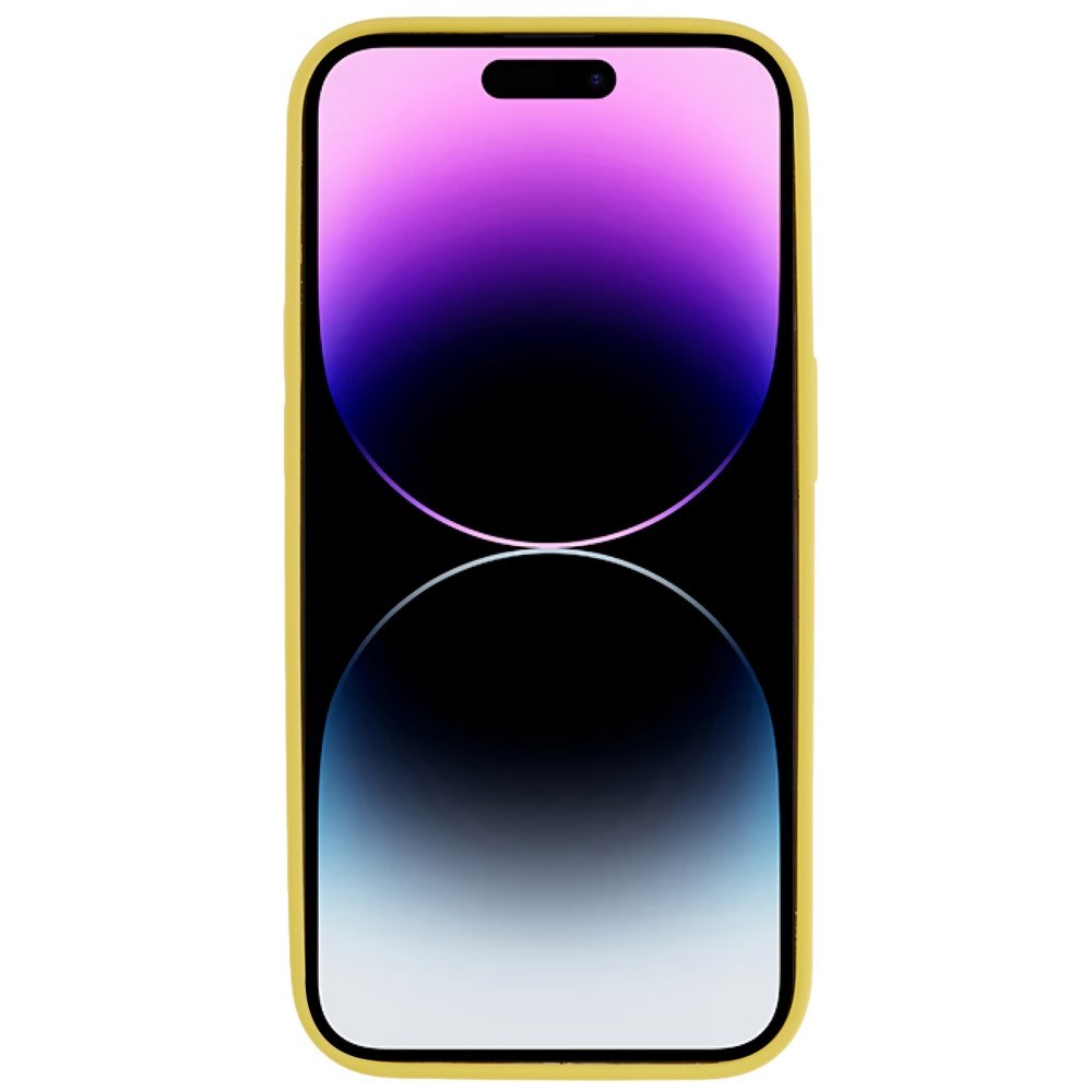 EIDERWOOD iPhone 14 Pro Max Lined Flexible Plastic Case - Yellow