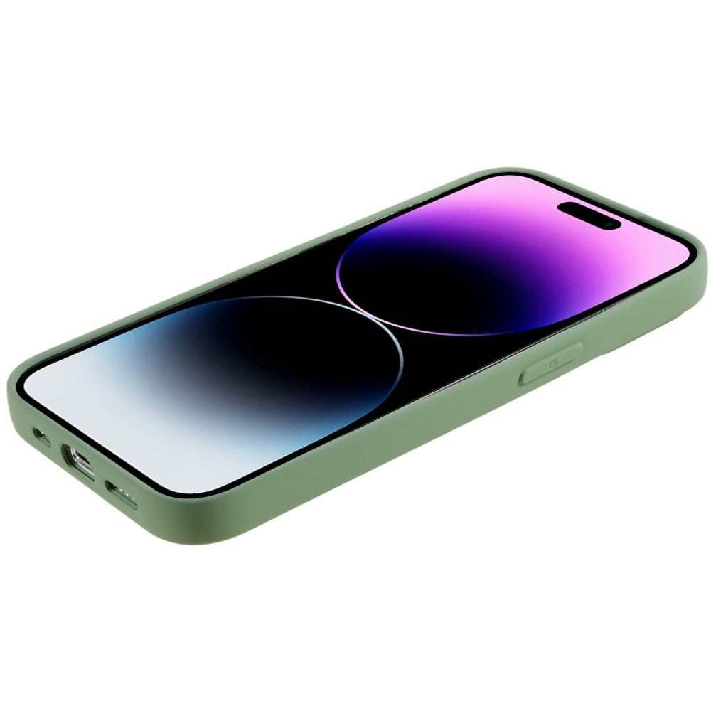 EIDERWOOD iPhone 14 Pro Max Lined Flexible Plastic Case - Light Green