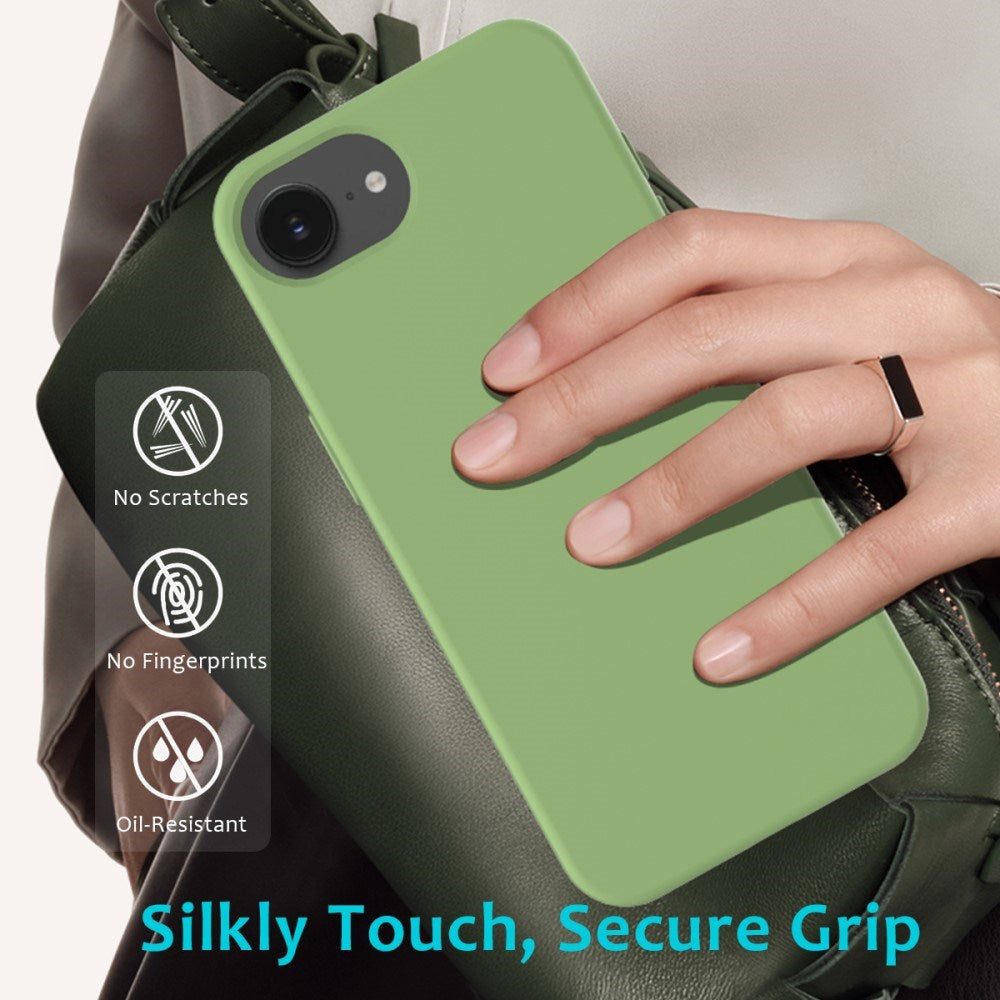 EIDERWOOD iPhone 16e Lined Silicone Case - Green