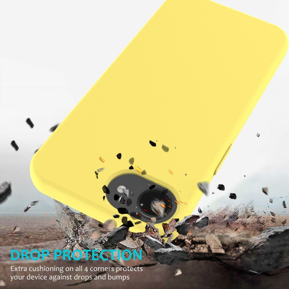 EIDERWOOD iPhone 16e Lined Silicone Case - Yellow