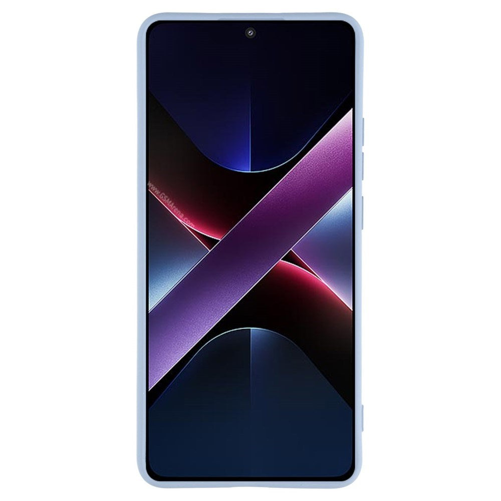 EIDERWOOD Xiaomi Poco X7 Pro Lined Flexible Plastic Case - Light Blue