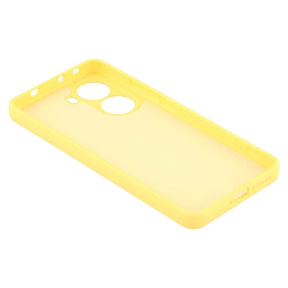 EIDERWOOD Xiaomi Poco X7 Pro Lined Flexible Plastic Case - Yellow