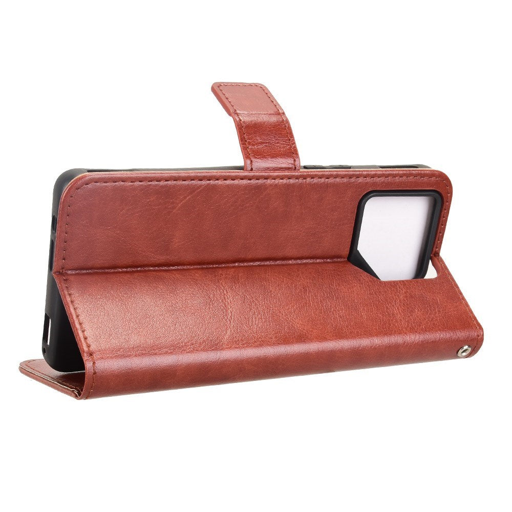 EIDERWOOD Asus ROG Phone 9 (5G) / 9 Pro (5G) Faux Leather Flip Case with Cardholder & Stand Function - Brown