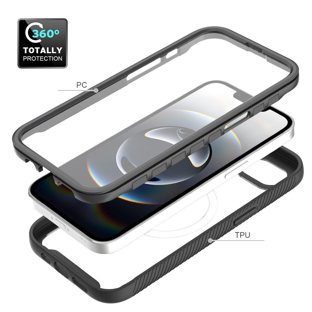 EIDERWOOD iPhone 16e 2-in-1 Case with Built-in Screen Protector - Dark Blue