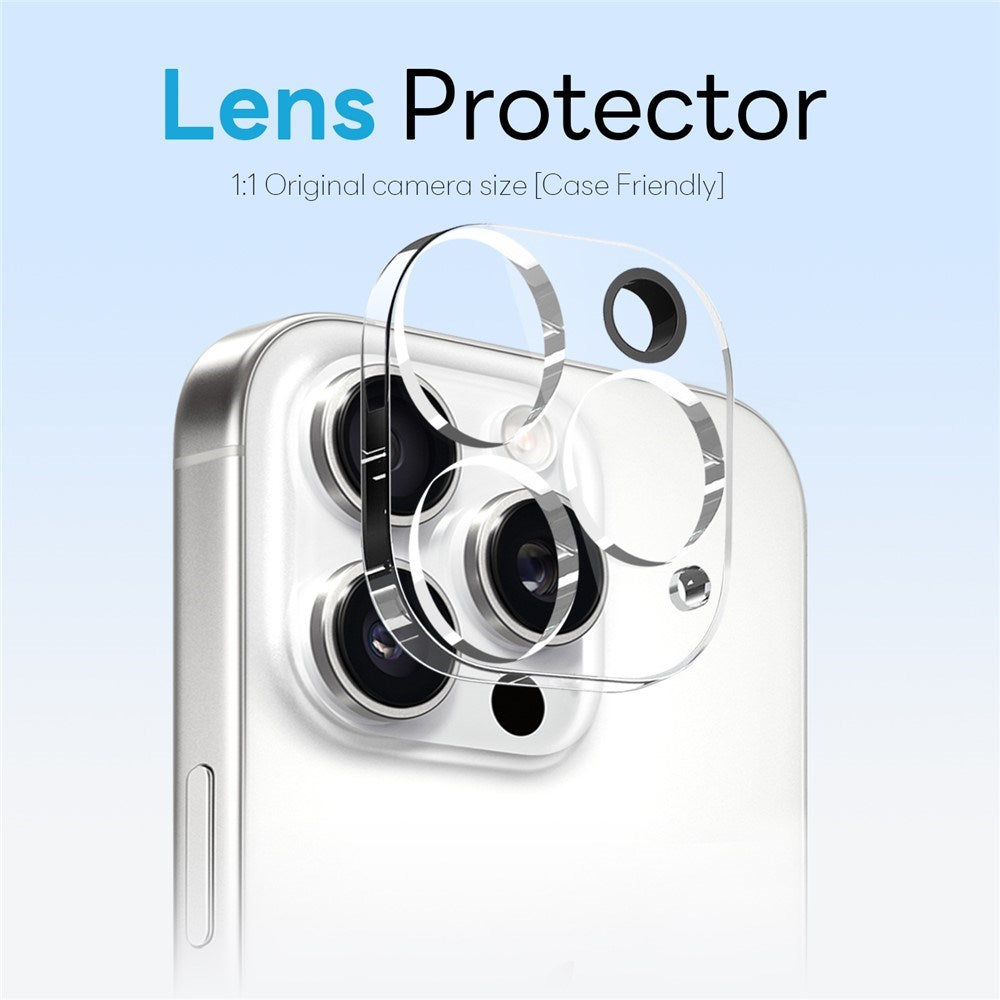 NORTHJO iPhone 16 Pro 360° Protection Set with Camera Lens Protection & Screen Protection & Hybrid Case - MagSafe Compatible - Transparent