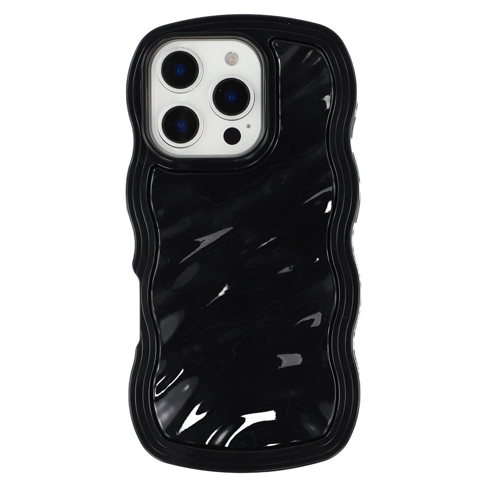 iPhone 16 Pro Max EIDERWOOD Hybrid Plastic Wavy Case – Black
