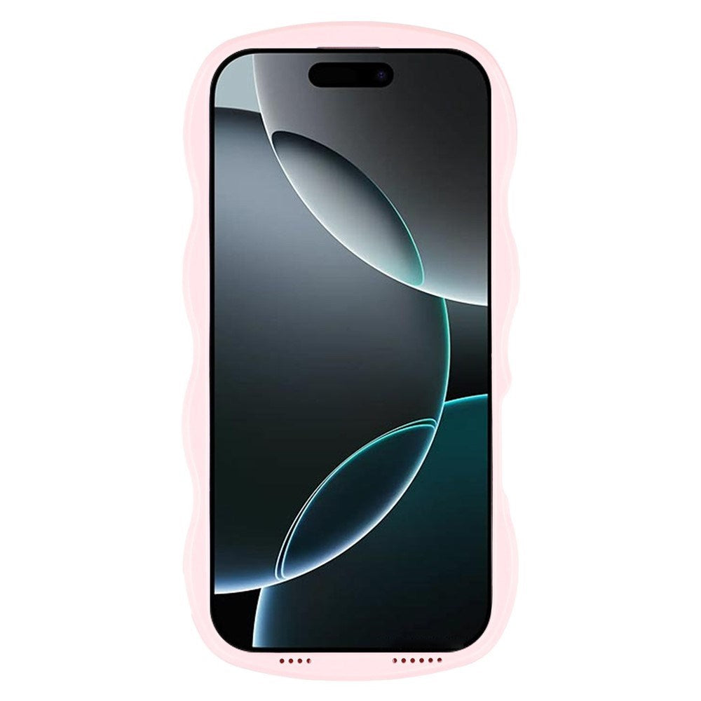 iPhone 16 Pro Max EIDERWOOD Hybrid Plastic Wavy Case – Pink