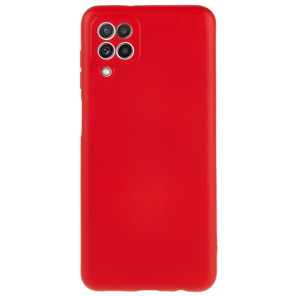 EIDERWOOD Samsung Galaxy A22 (4G) Lined Flexible Plastic Case - Red