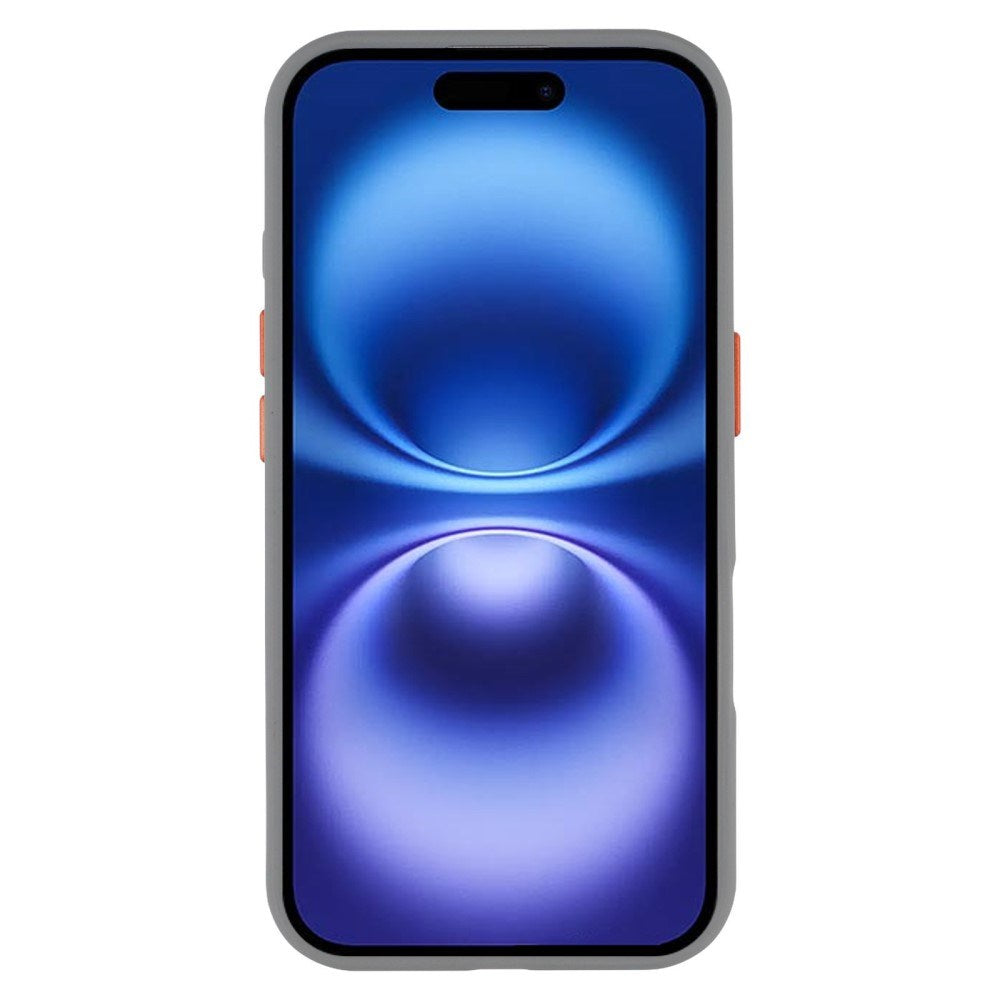 EIDERWOOD iPhone 16 Plus Matte Hybrid Plastic Case - MagSafe Compatible - Grey