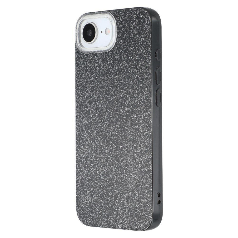 EIDERWOOD IPhone 16e Flexible Plastic Case with Glitter - Black
