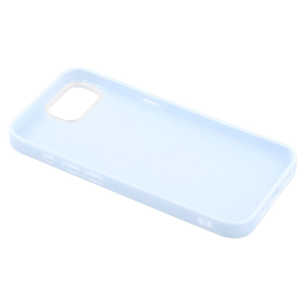 EIDERWOOD IPhone 16e Flexible Plastic Case with Glitter - Light Blue