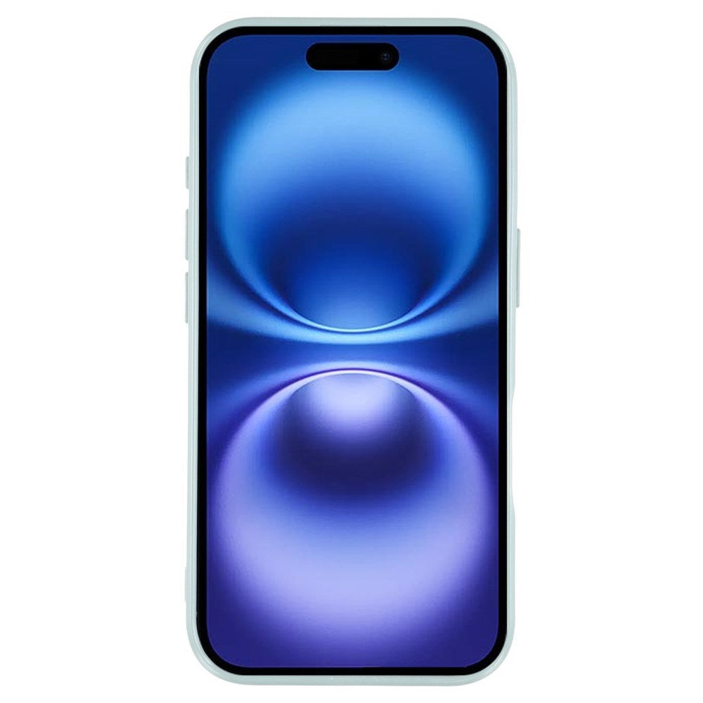 EIDERWOOD IPhone 16 Flexible Plastic Case with Glitter - Light Green