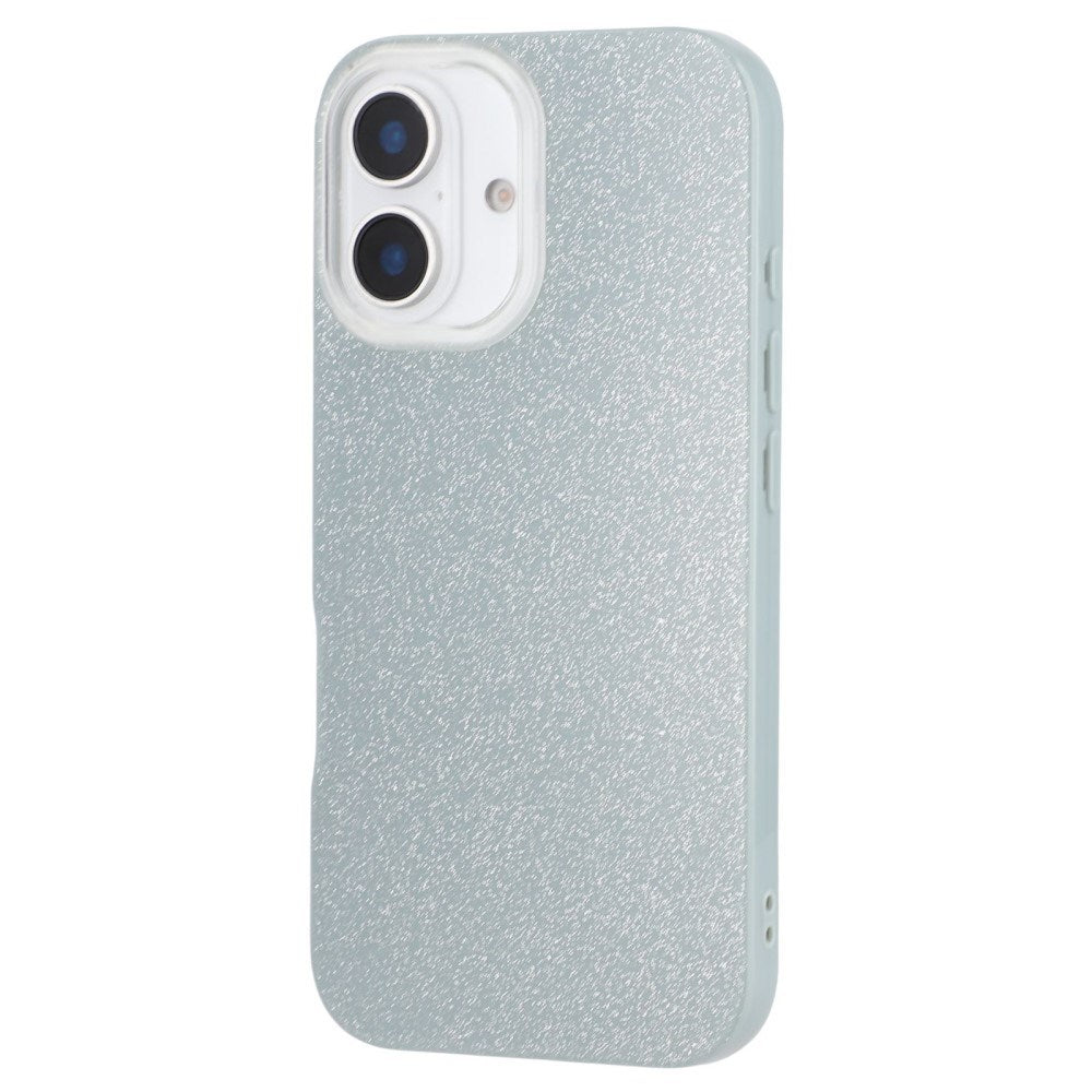 EIDERWOOD IPhone 16 Flexible Plastic Case with Glitter - Light Green