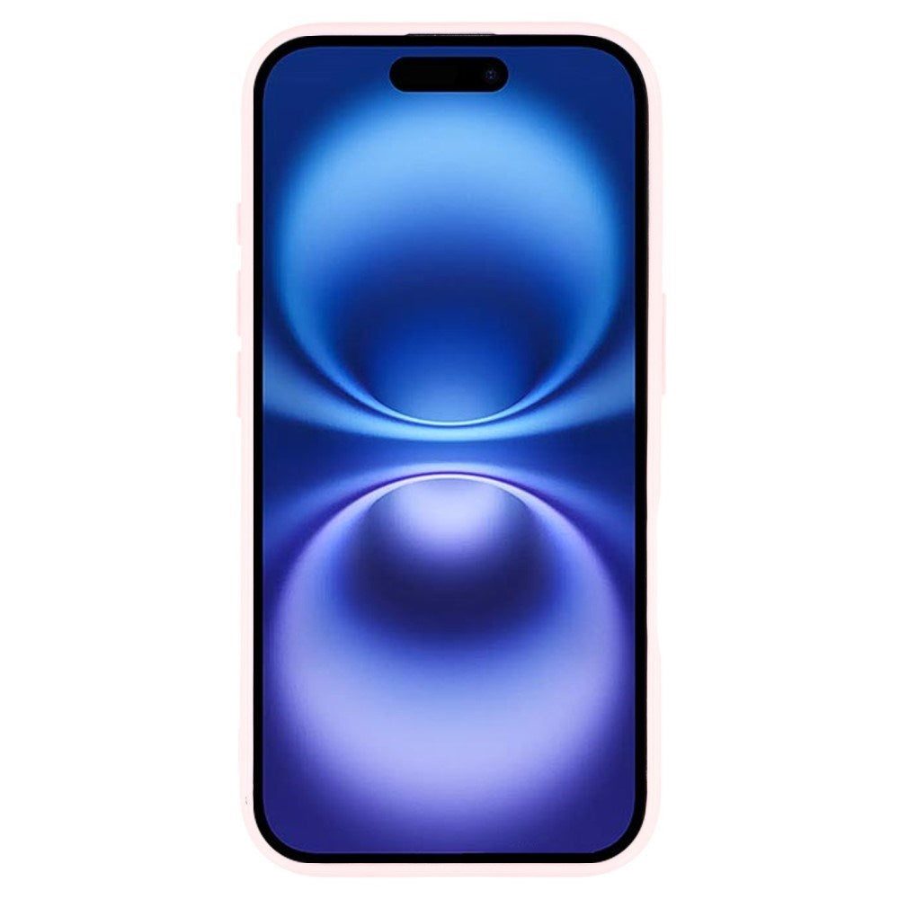 EIDERWOOD IPhone 16 Flexible Plastic Case with Glitter - Pink