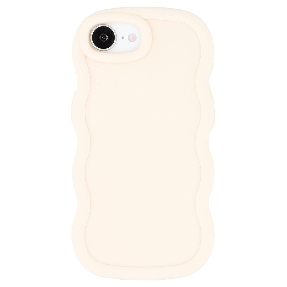 iPhone 16e EIDERWOOD Flexible Plastic Wavy Case - White