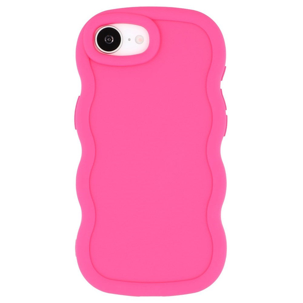 iPhone 16e EIDERWOOD Flexible Plastic Wavy Case - Pink