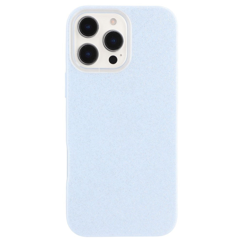 EIDERWOOD IPhone 16 Pro Flexible Plastic Case with Glitter - Light Blue