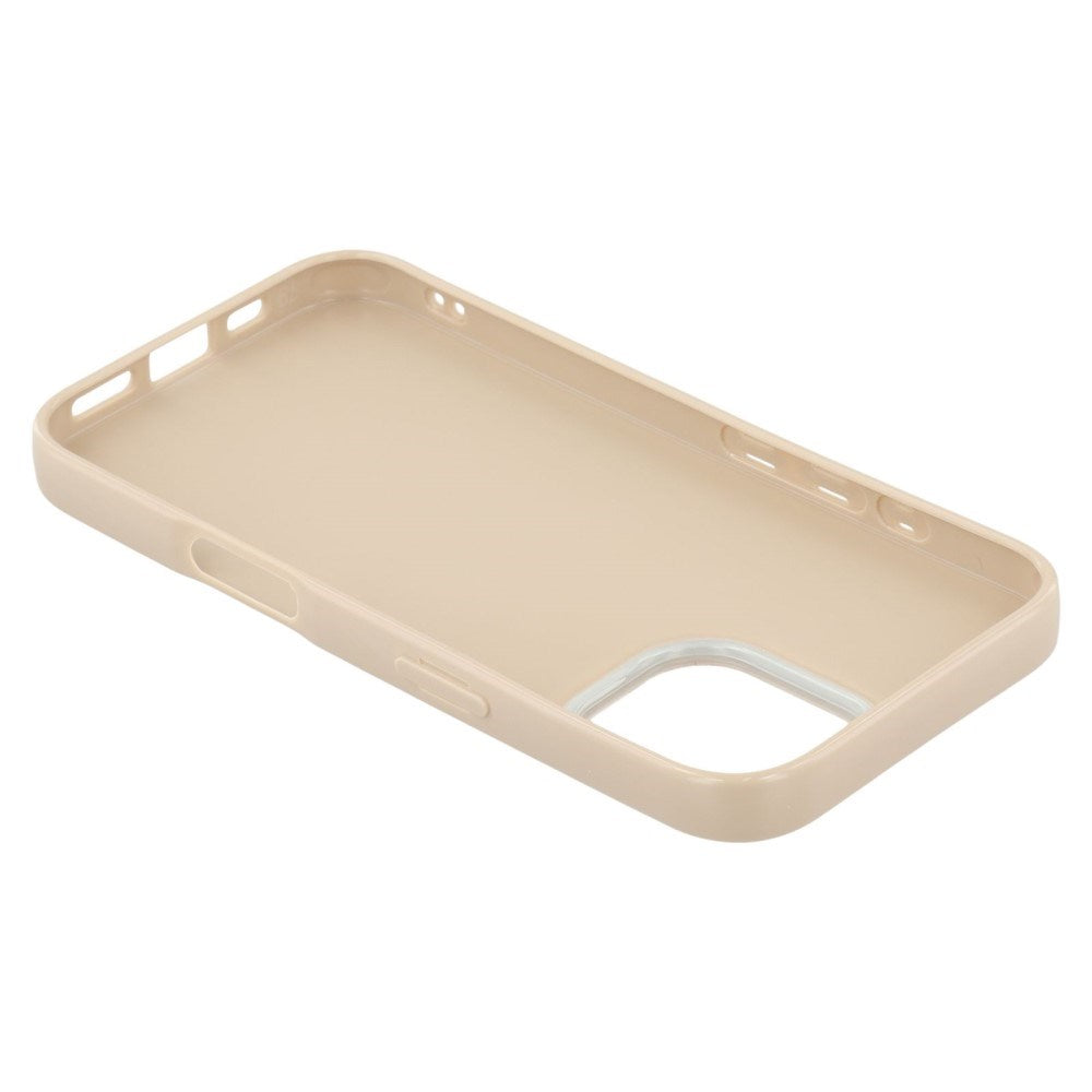 EIDERWOOD IPhone 16 Pro Flexible Plastic Case with Glitter - Beige