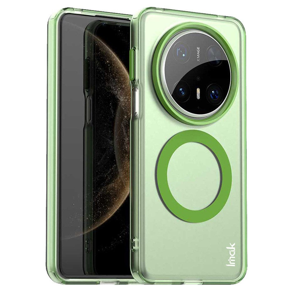 IMAK Huawei Mate 70 Pro+ / 70 Pro Hybrid Plastic Case - MagSafe Compatible - Transparent / Green