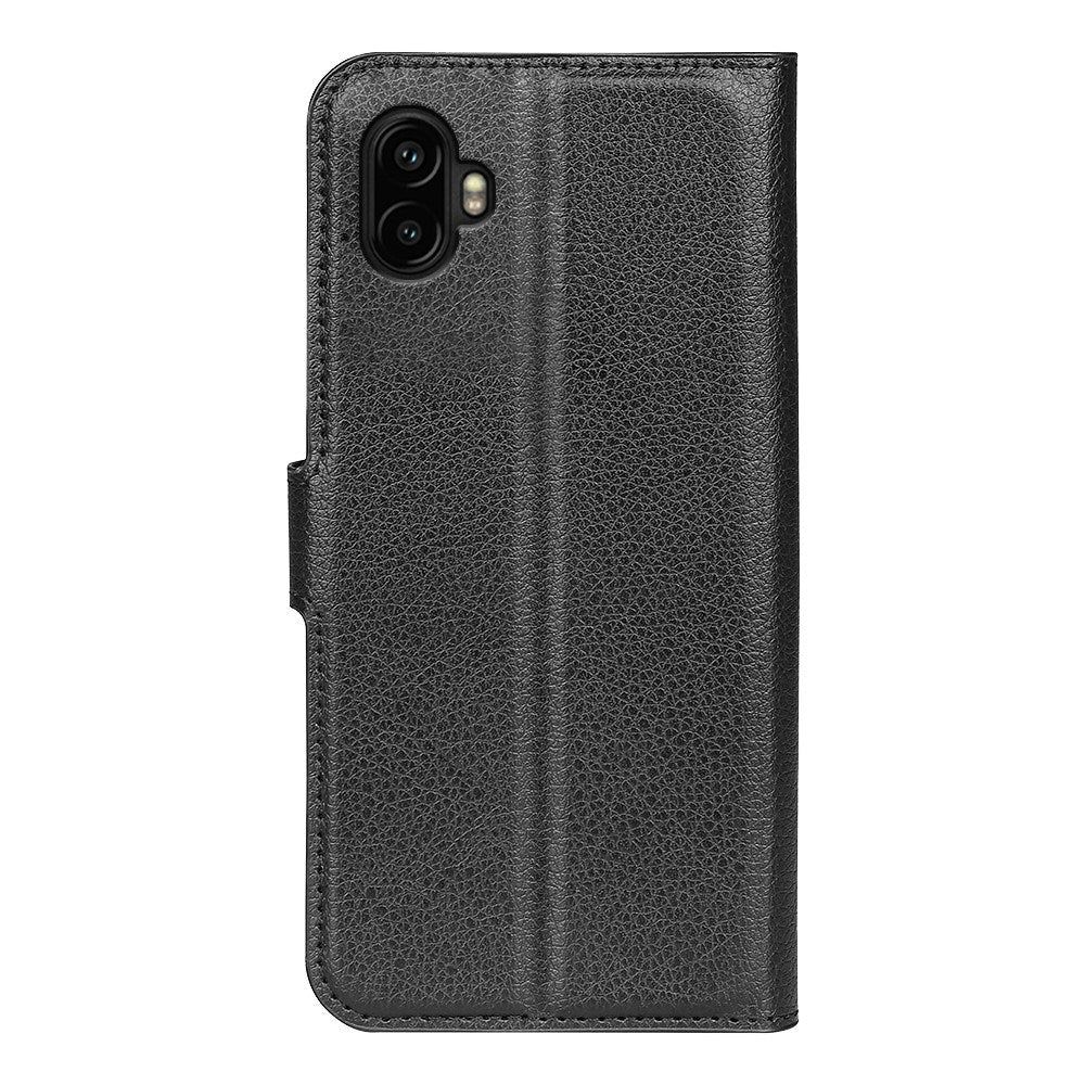 EIDERWOOD Samsung Galaxy Xcover 7 Pro Faux Leather Flip Case with Cardholder & Stand Function - Black