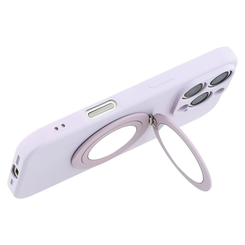 EIDERWOOD iPhone 16 Pro Hybrid Case incl. Kickstand with Mirror - Light Purple