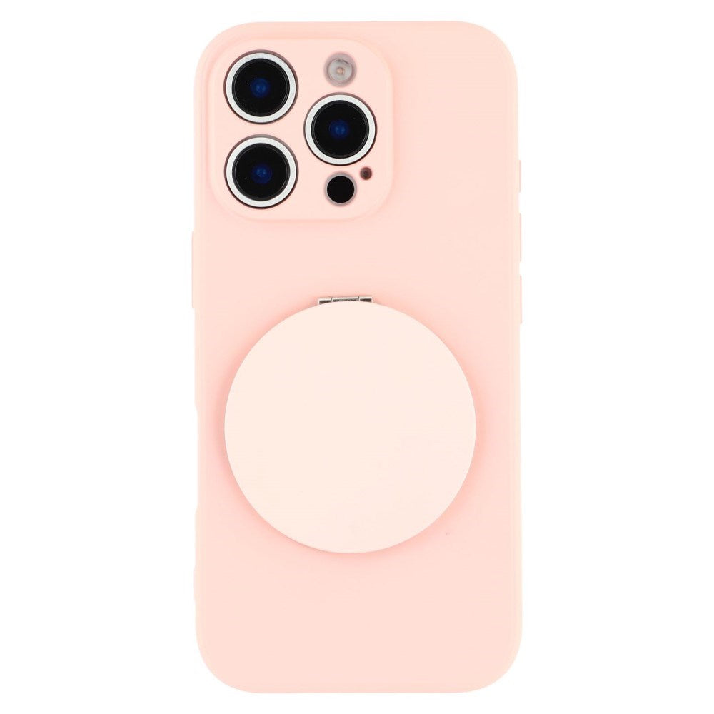 EIDERWOOD iPhone 16 Pro Hybrid Case incl. Kickstand with Mirror - Pink