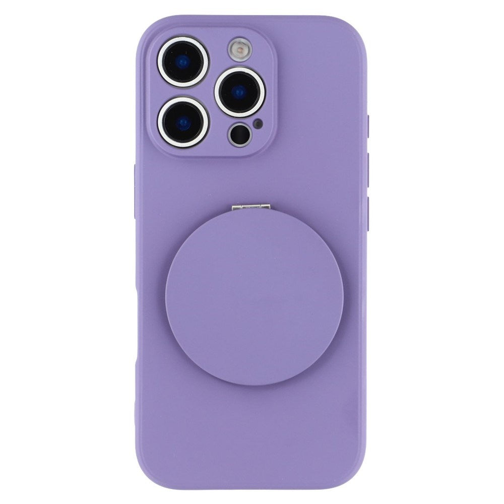 EIDERWOOD iPhone 16 Pro Hybrid Case incl. Kickstand with Mirror - Purple