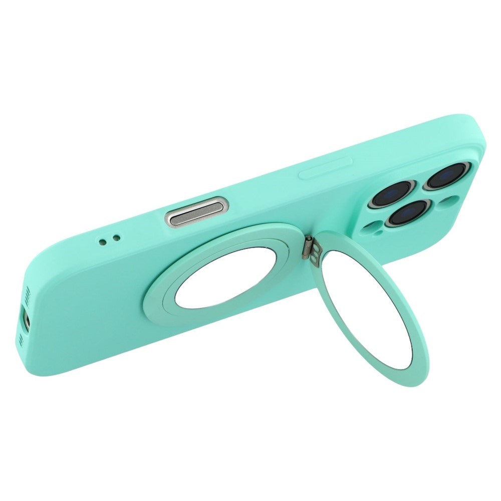 EIDERWOOD iPhone 16 Pro Hybrid Case incl. Kickstand with Mirror - Neon Green
